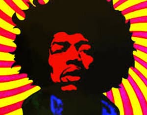 Jimi Hendrix qui a joué de la flûte à bec dans If 6 was 9