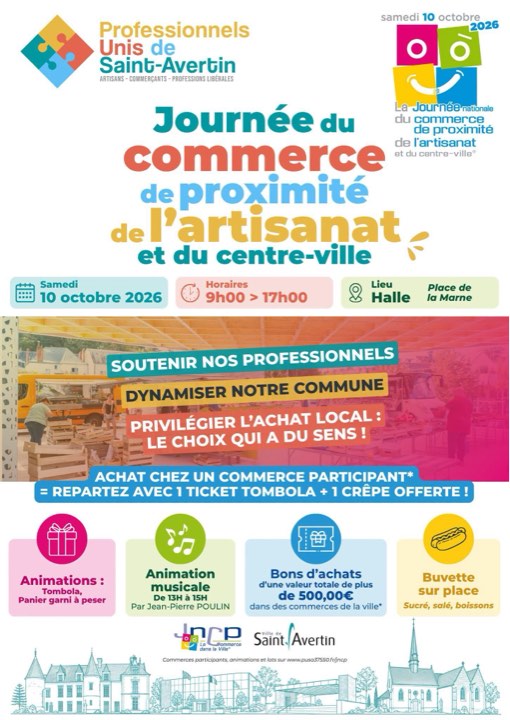 Affiche du salon à la Halle de Saint-Avertin le 10 octobre 2026