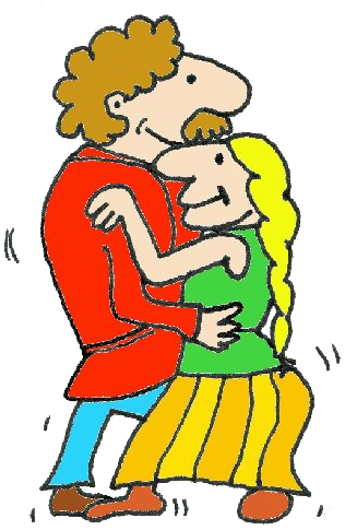 Dessin d'un couple qui danse